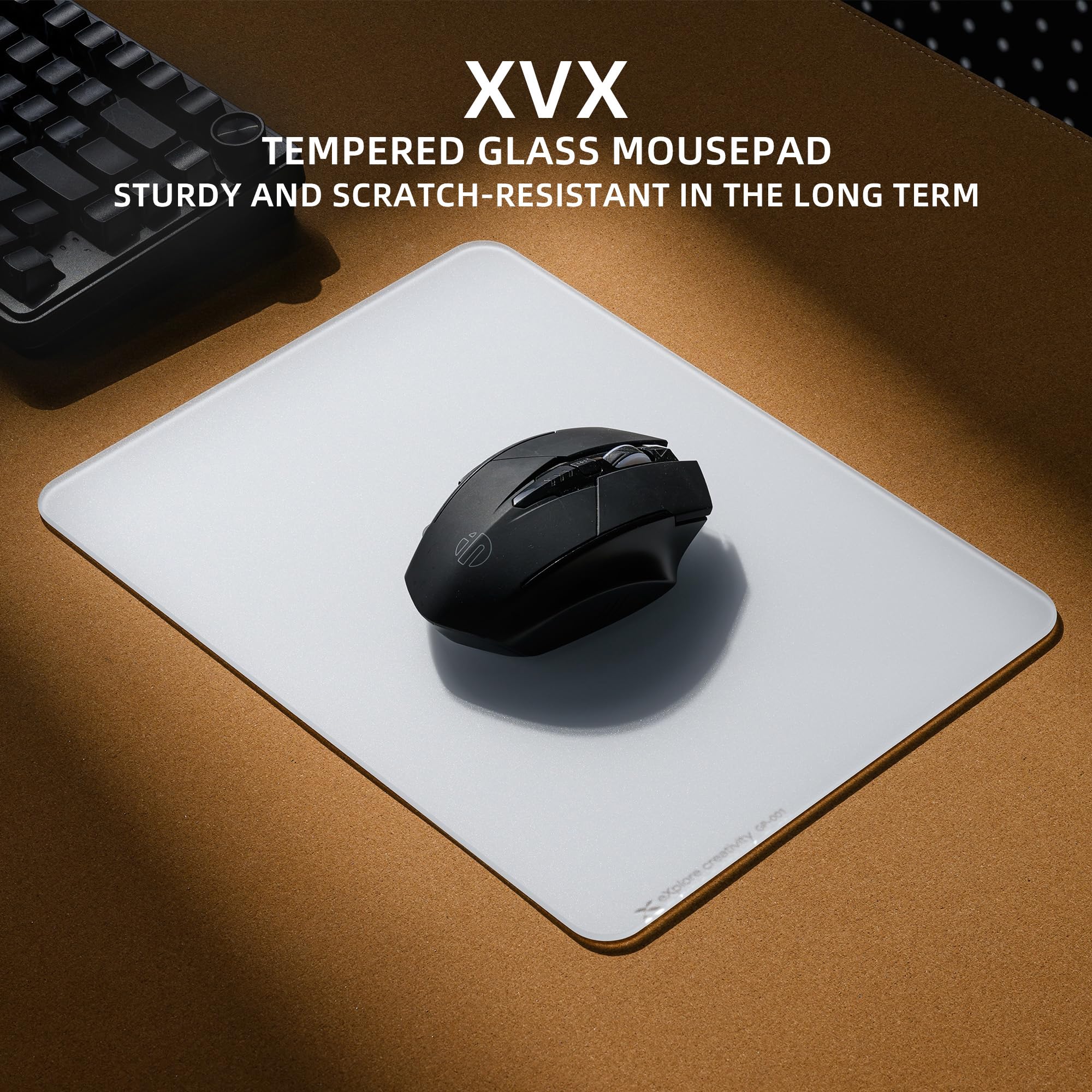 Amazon.com: XVX Portable Glass Mousepad, Hard Mouse Pad 290mm